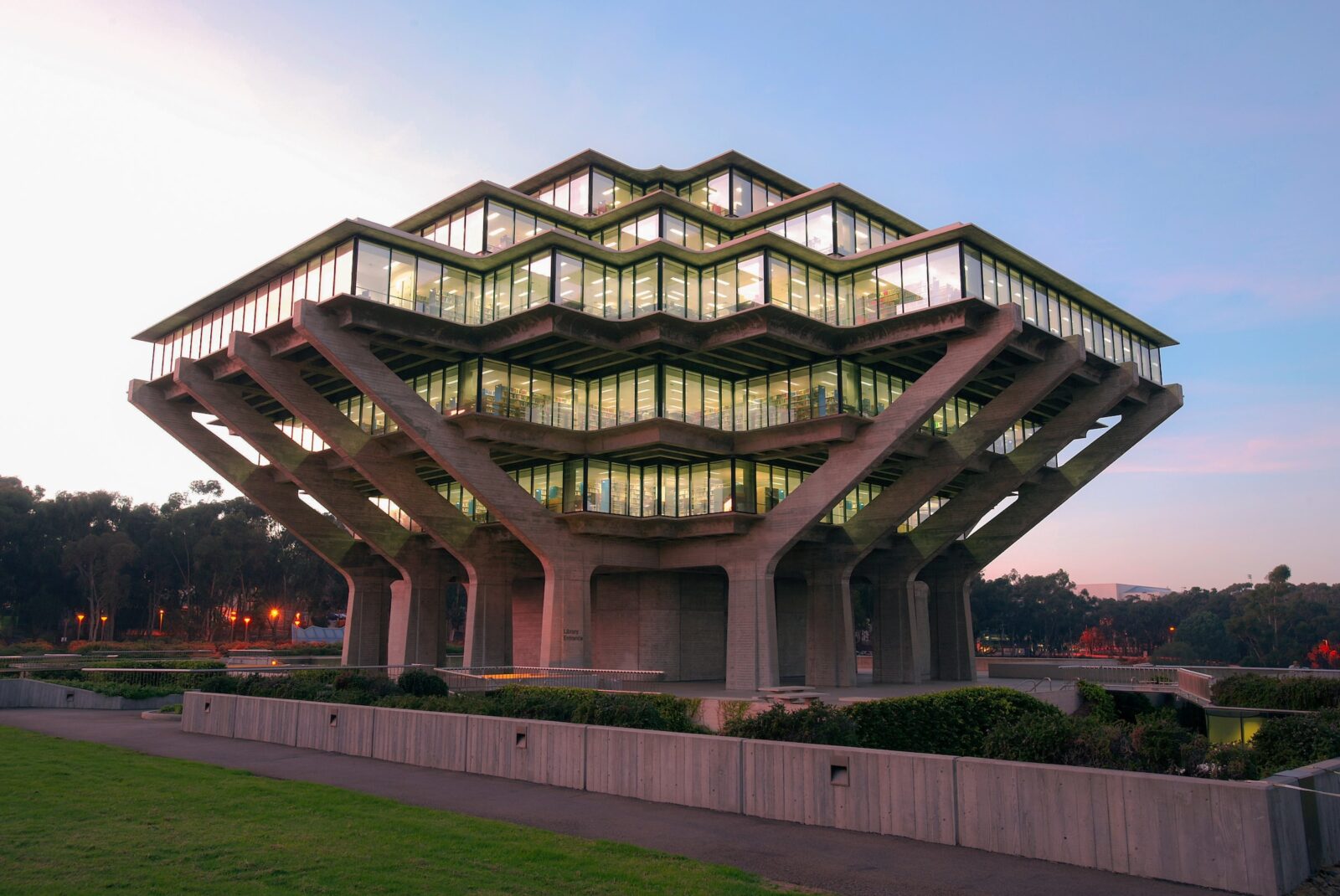 library building at San Diego University