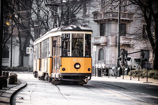 trolley car