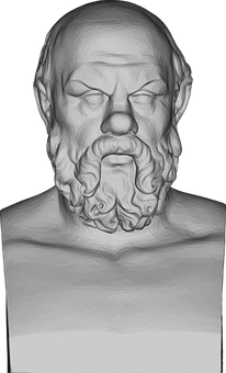 bust of socrates